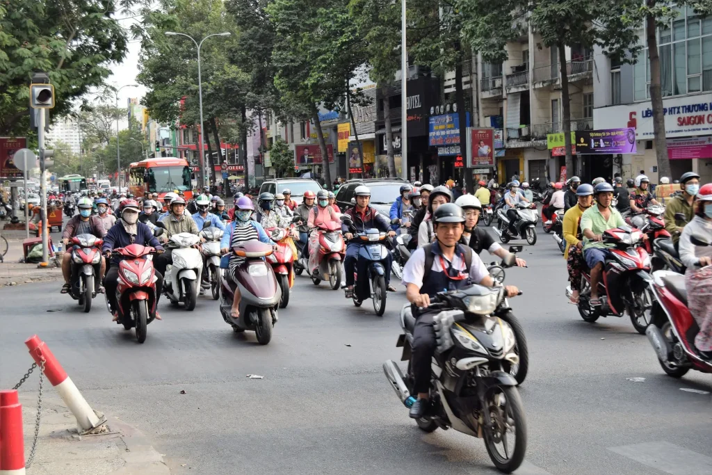 conducir moto vietnam