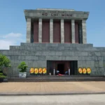 El Mausoleo de Ho Chi Minh en Hanoi