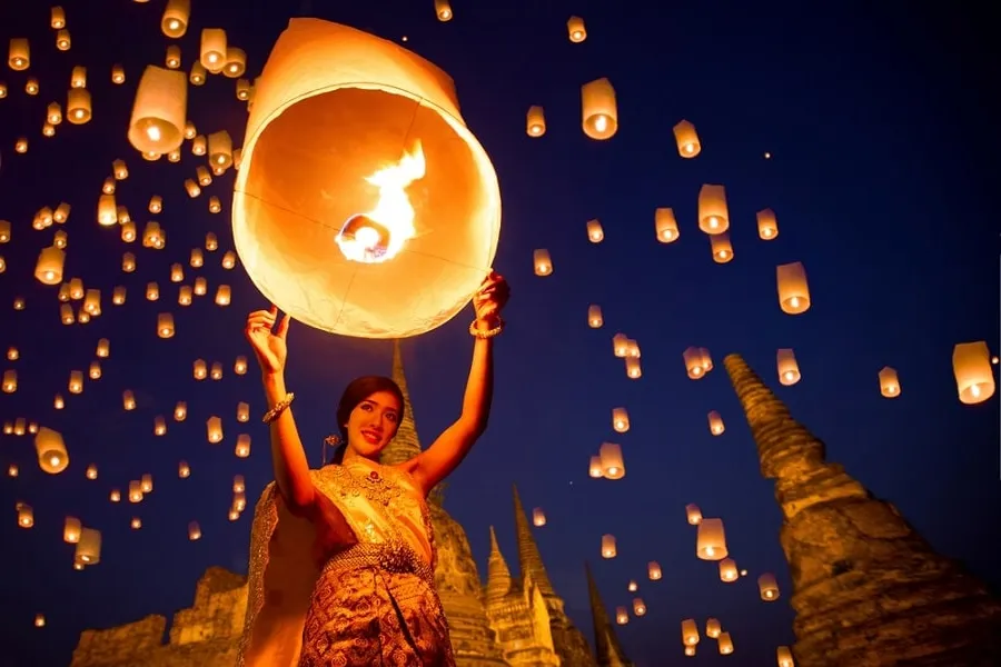Festival Yi Peng de Tailandia