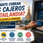 Cuánto cobran los cajeros en Tailandia (y cómo evitar la comisión)