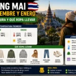 Temperatura en Chiang Mai en diciembre y enero: qué ropa llevar