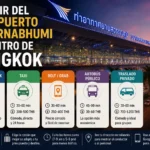 Cómo ir del Aeropuerto Suvarnabhumi al centro de Bangkok (todas las opciones)
