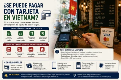 Se puede pagar con tarjeta en Vietnam